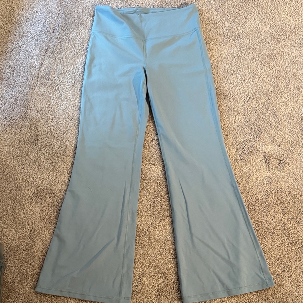 Athleta Light Blue Flare Pants